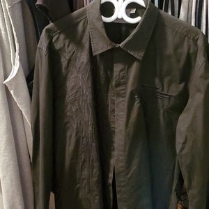 Black versace dolm collection dress shirt